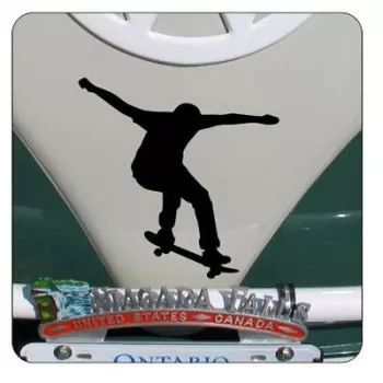 Pegatina SKATE. Vinilo de alta calidad, soporta perfectamente la intemperie, apto incluso para náutica. Pégala donde quieras, un