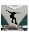 Pegatina SKATE. Vinilo de alta calidad, soporta perfectamente la intemperie, apto incluso para náutica. Pégala donde quieras, un