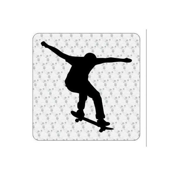 Pegatina SKATE. Vinilo de alta calidad, soporta perfectamente la intemperie, apto incluso para náutica. Pégala donde quieras, un