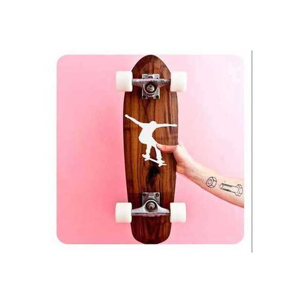 Pegatina SKATE. Vinilo de alta calidad, soporta perfectamente la intemperie, apto incluso para náutica. Pégala donde quieras, un