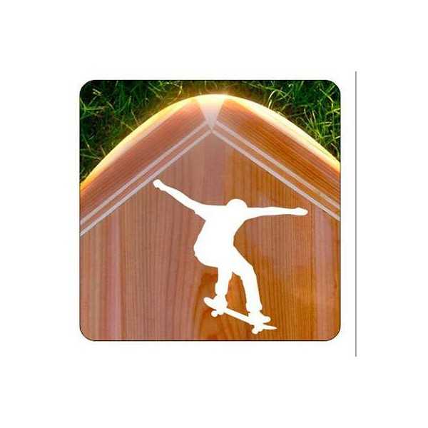 Pegatina SKATE. Vinilo de alta calidad, soporta perfectamente la intemperie, apto incluso para náutica. Pégala donde quieras, un