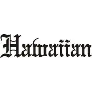 Pegatina HAWAIIAN. Pegatinas surferas.