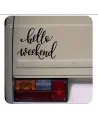 HELLO WEEKEND Aufkleber