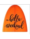 HELLO WEEKEND Aufkleber
