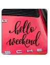 HELLO WEEKEND Aufkleber