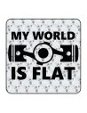 My World Is Flat Aufkleber