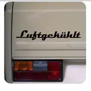Pegatina Luftgekuhlt. Vinilo de alta calidad, soporta perfectamente la intemperie, apto incluso para náutica. Pégala donde quier
