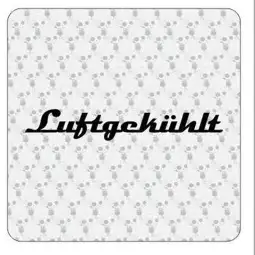 Autocollant Luftgekuhlt 2