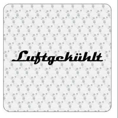 Pegatina Luftgekuhlt. Vinilo de alta calidad, soporta perfectamente la intemperie, apto incluso para náutica. Pégala donde quier 2