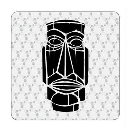 Pegatina TIKI. Vinilo de alta calidad, soporta perfectamente la intemperie, apto incluso para náutica. Pégala donde quieras, un 