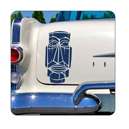 Pegatina TIKI. Vinilo de alta calidad, soporta perfectamente la intemperie, apto incluso para náutica. Pégala donde quieras, un 