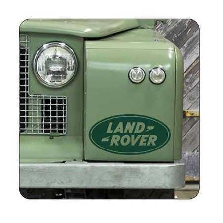 Pegatina LAND ROVER. Vinilo de alta calidad, soporta perfectamente la intemperie, apto incluso para náutica. Pégala donde quiera