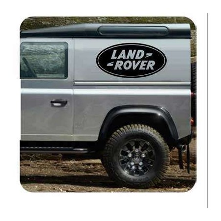 Pegatina LAND ROVER. Vinilo de alta calidad, soporta perfectamente la intemperie, apto incluso para náutica. Pégala donde quiera