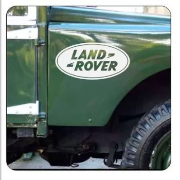 Pegatina LAND ROVER. Vinilo de alta calidad, soporta perfectamente la intemperie, apto incluso para náutica. Pégala donde quiera