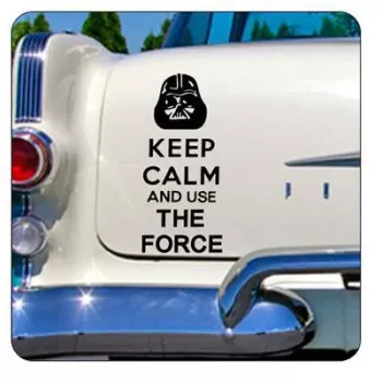 KEEP CALM THE FORCE Aufkleber