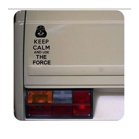 Autocollant KEEP CALM THE FORCE