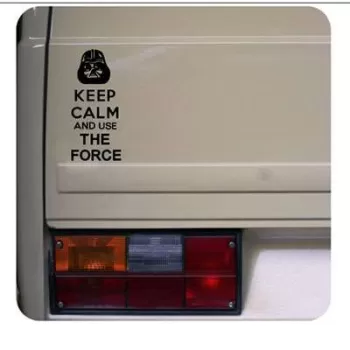 KEEP CALM THE FORCE Aufkleber