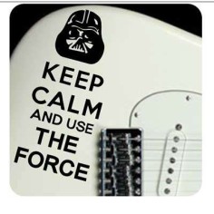 Pegatina KEEP CALM THE FORCE. Vinilo de alta calidad, soporta perfectamente la intemperie, apto incluso para náutica. Pégala don