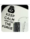 Pegatina KEEP CALM THE FORCE. Vinilo de alta calidad, soporta perfectamente la intemperie, apto incluso para náutica. Pégala don