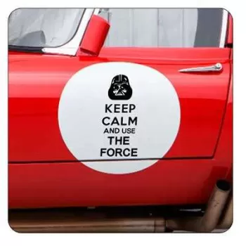 KEEP CALM THE FORCE Aufkleber