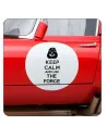 KEEP CALM THE FORCE Aufkleber