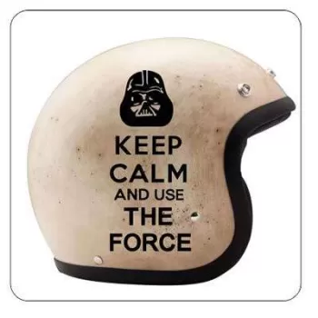 KEEP CALM THE FORCE Aufkleber