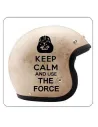 Pegatina KEEP CALM THE FORCE. Vinilo de alta calidad, soporta perfectamente la intemperie, apto incluso para náutica. Pégala don