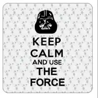 KEEP CALM THE FORCE Aufkleber 2
