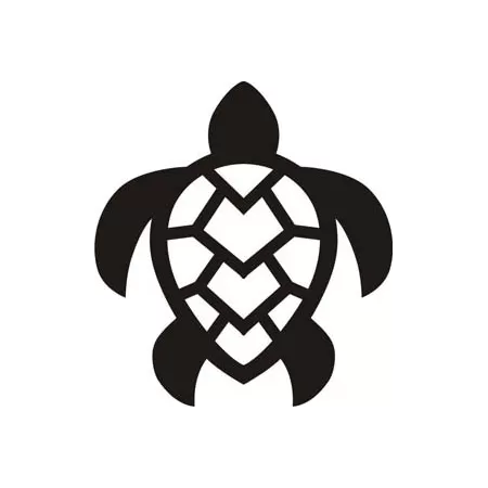 TURTLE TRIBAL Aufkleber