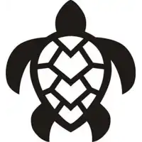 Sticker tortuga tribal