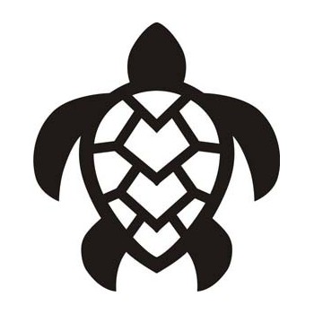 TURTLE TRIBAL Aufkleber