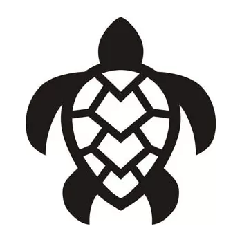 TURTLE TRIBAL Aufkleber