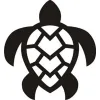 Sticker tortuga tribal