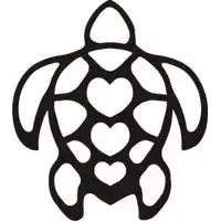 TURTLE TRIBAL Aufkleber