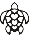 Sticker tortuga tribal
