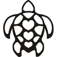 TURTLE TRIBAL Aufkleber