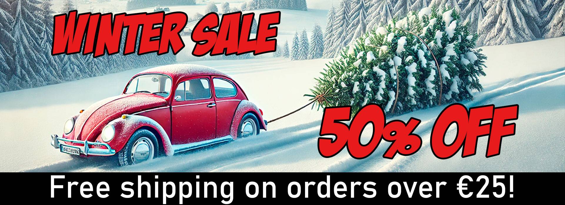 Stickers at half price